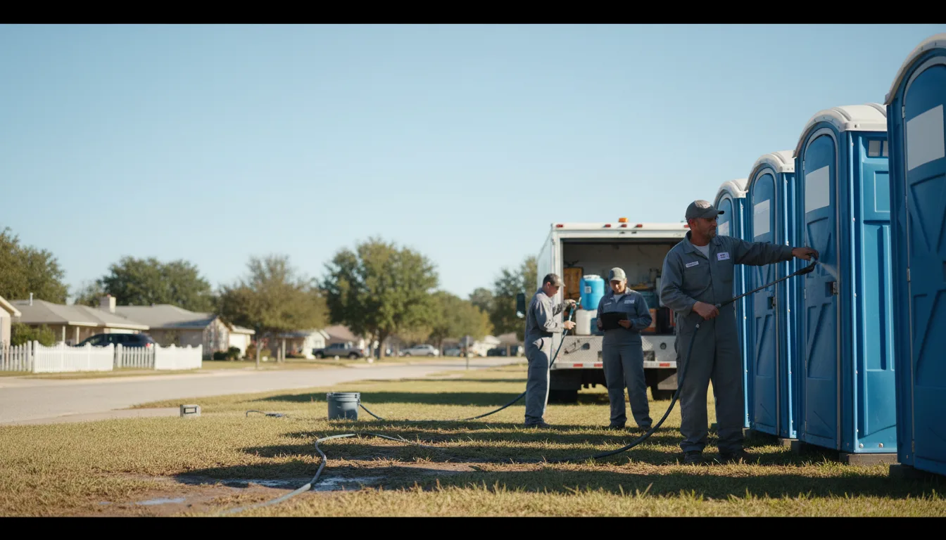 Long-Term Portable Toilet Rental in Texas City, TX near me